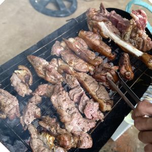 Ba chỉ cừu nướng